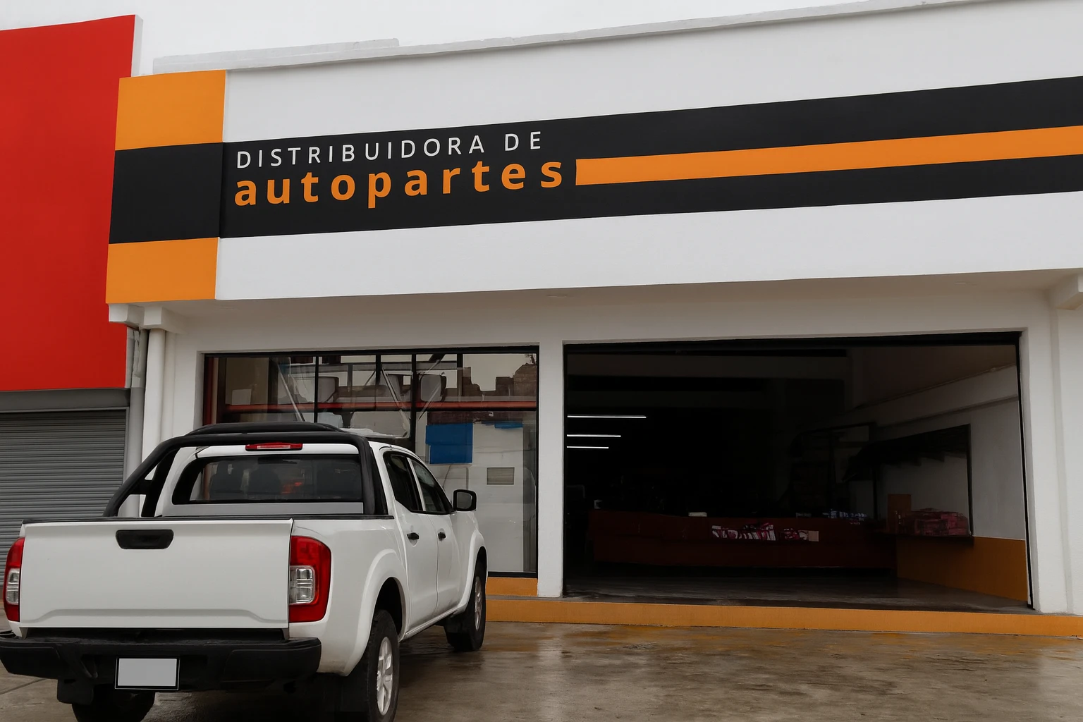 Vista de la distribuidora de autopartes